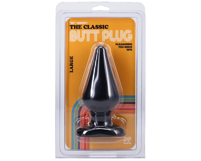 Doc Johnson Classic Butt Plug Smooth Large - Butt Plugs