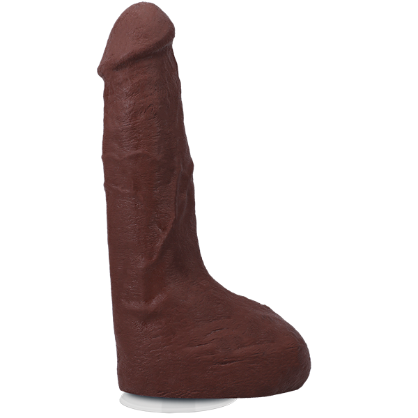 Vac-U-Lock 9.5 Inch Ultraskyn Squirting Cock With Balls Realistic Dildos