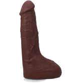 Vac-U-Lock 9.5 Inch Ultraskyn Squirting Cock With Balls Realistic Dildos