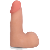 Vac-U-Lock Suction Cup 5 Inch Realistic Cock With Balls Realistic Dildos