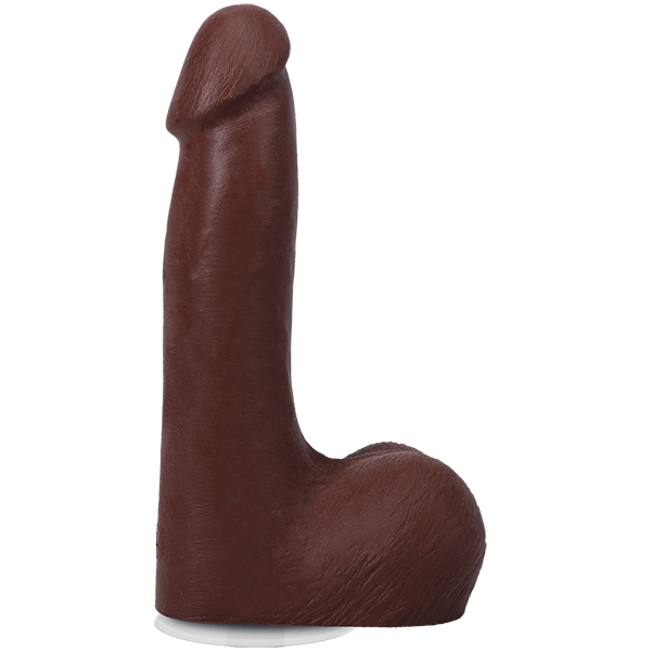 Vac-U-Lock Suction Cup 7 Inch Realistic Cock With Balls Realistic Dildos