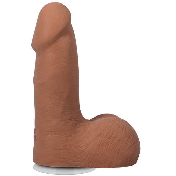 Vac-U-Lock Suction Cup 5 Inch Realistic Cock With Balls Realistic Dildos