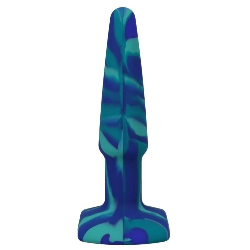 Doc Johnson A-Play Groovy Silicone Anal Play Plug Ocean Butt Plugs