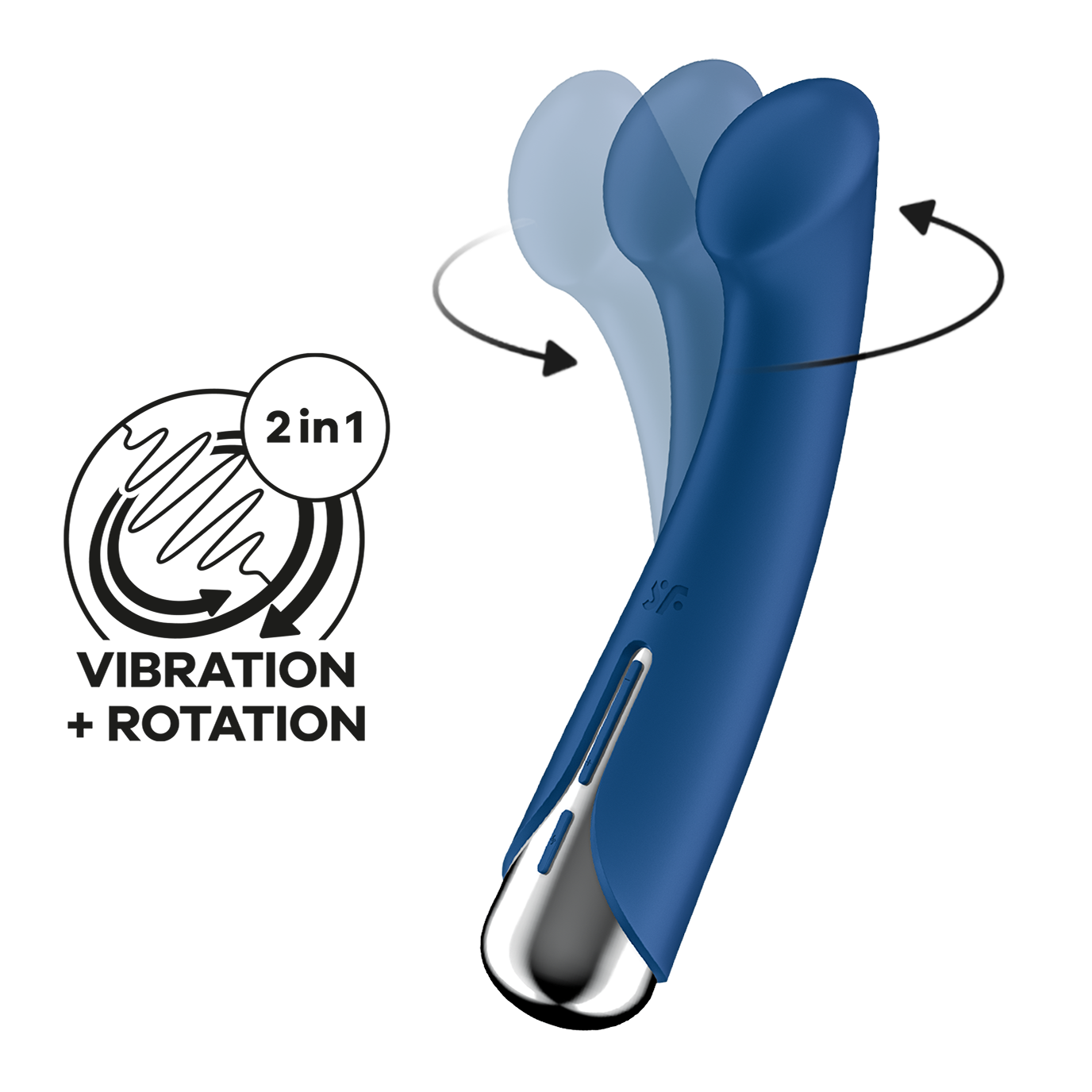 Satisfyer Spinning G-Spot 1 Rotating and Vibrating G Spot Massager Realistic Dildos