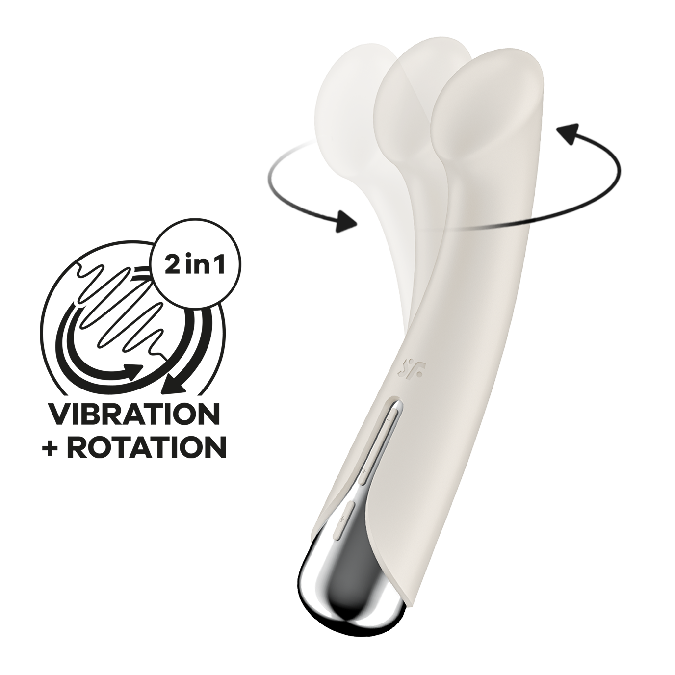 Satisfyer Spinning G-Spot 1 Rotating and Vibrating G Spot Massager Realistic Dildos