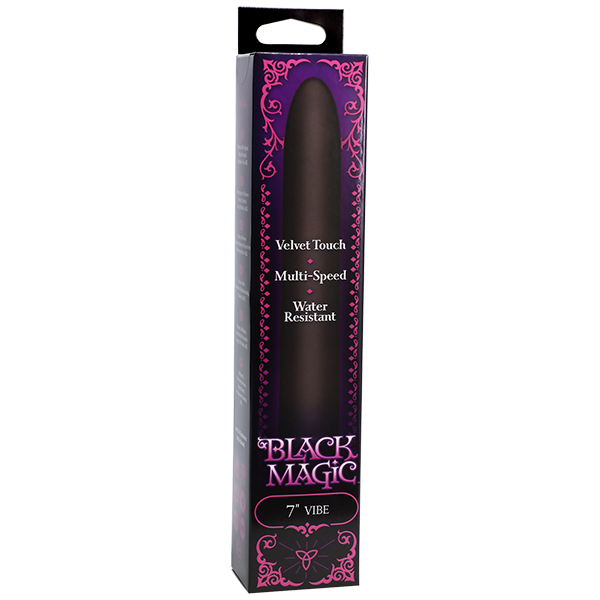 Black Magic Classic Multi Speed Bullet Massager 7 Inch Black Bullet Vibrators