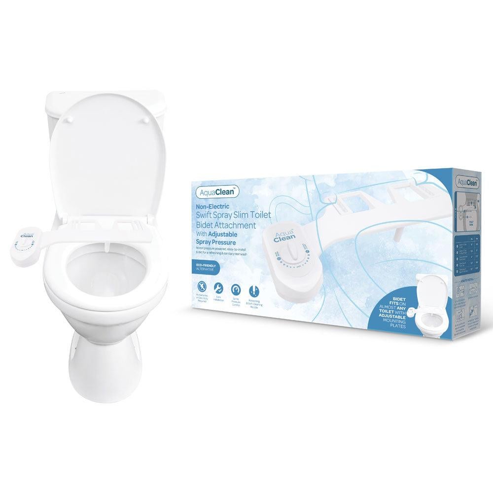 Xgen AquaClean Swift Spray Slim Toilet Bidet Attachment - Enemas and Douches