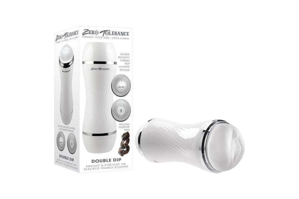Zero Tolerance Double Dip Dual Ended Male Stroker Masturbators and Strokers