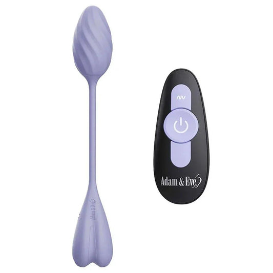 Adam & Eve SPIRAL LOVE Wearable Egg with Wireless Remote Purple Love Eggs and Kegel Exercisers