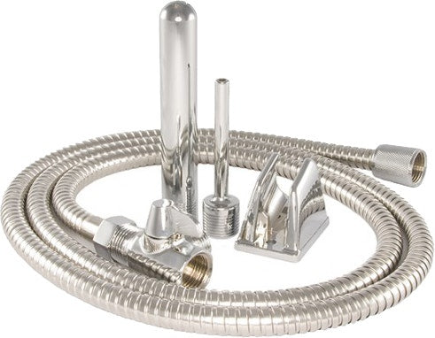 SI Novelties Stainless Steel Deluxe Shower Bidet Enemas and Douches