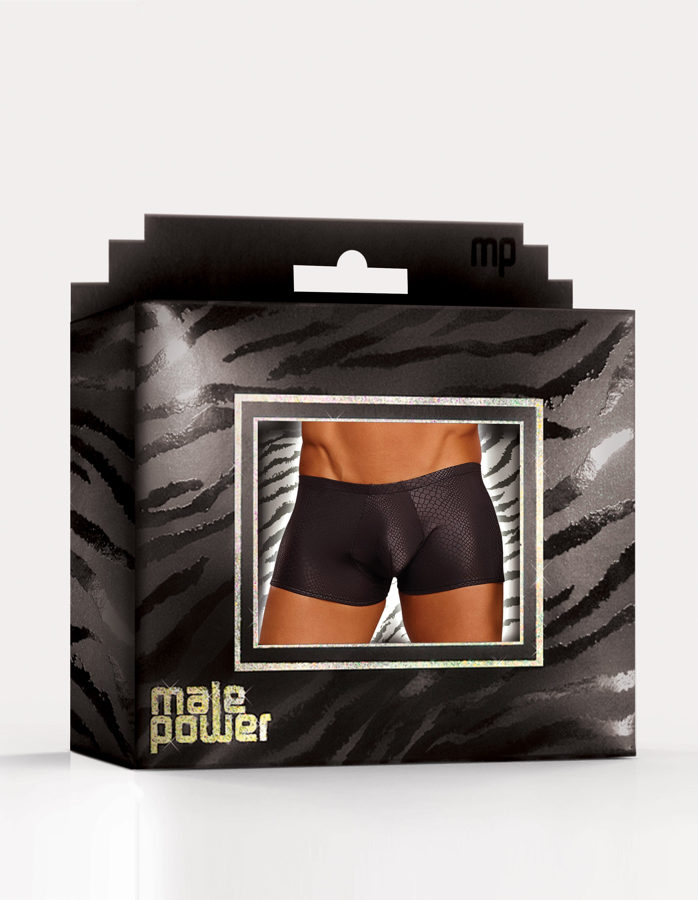 Male Power Micro V Shape Mens G-String Black Jocks and G-Strings