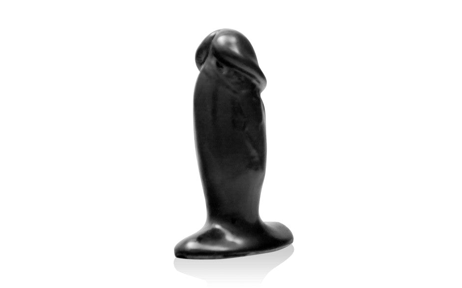 SI Novelties Realistic PVC Cock Plug Small Black Butt Plugs