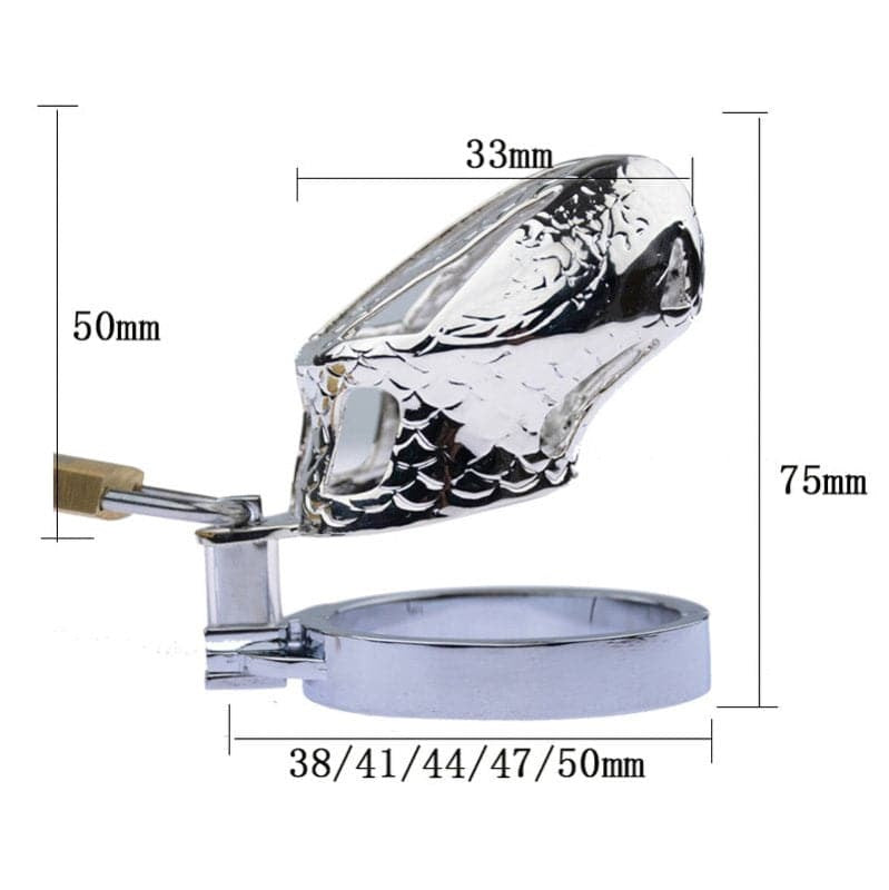 Bird Lock Chastity Cage Red Male Chastity