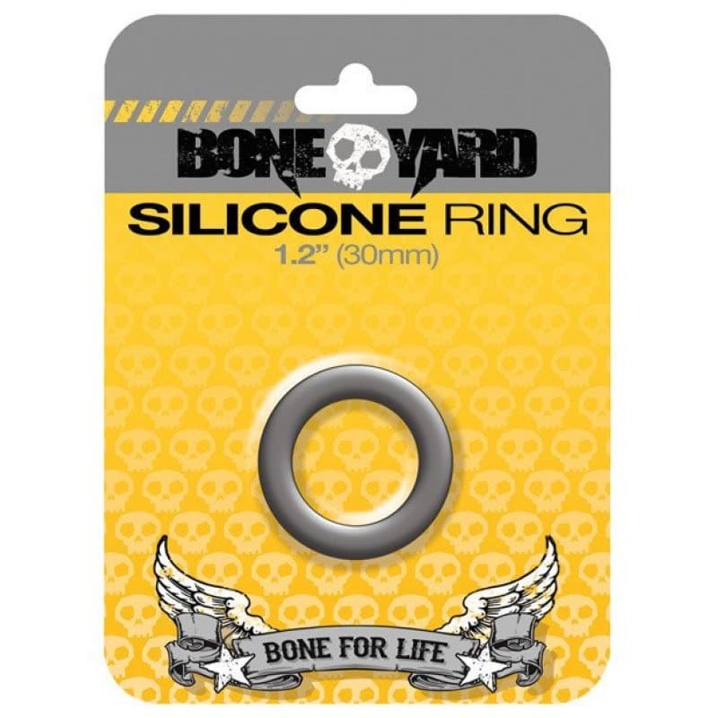 Boneyard Silicone Ring Grey 50MM Stretchy Cock Rings