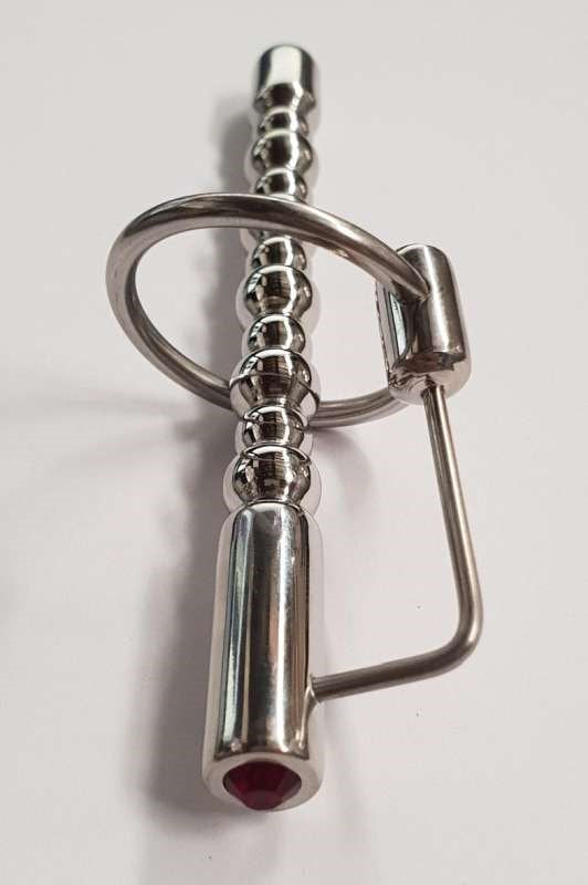 Luxurious Urethral Delight - Ruby Gem Bubbles Cock Plug Penis Plugs