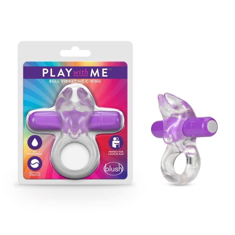 Play With Me Bull - Hands-Free Vibrating Cock Ring Ball and Cock Toys