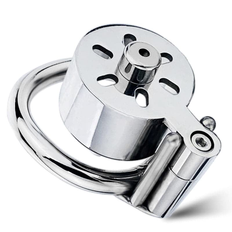Canned Cock Cage With Penis Plug Male Chastity