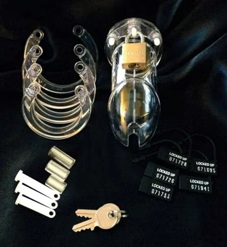 Embrace Comfort, Security, and Erotic Submission - CB-6000S Clear Small Chastity Male Chastity