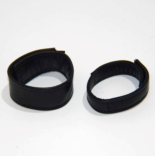 Discreet Romance Leather Cock Ring - Cock Rings