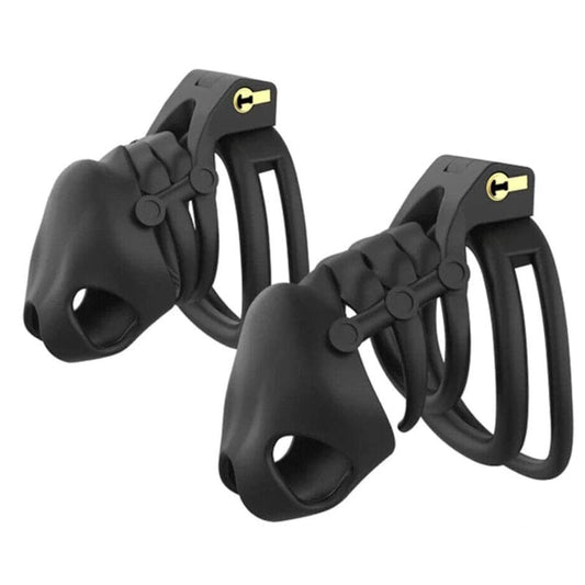 Primal Pleasures - Dino-Inspired Chastity Cage for Intimate Exploration - Male Chastity