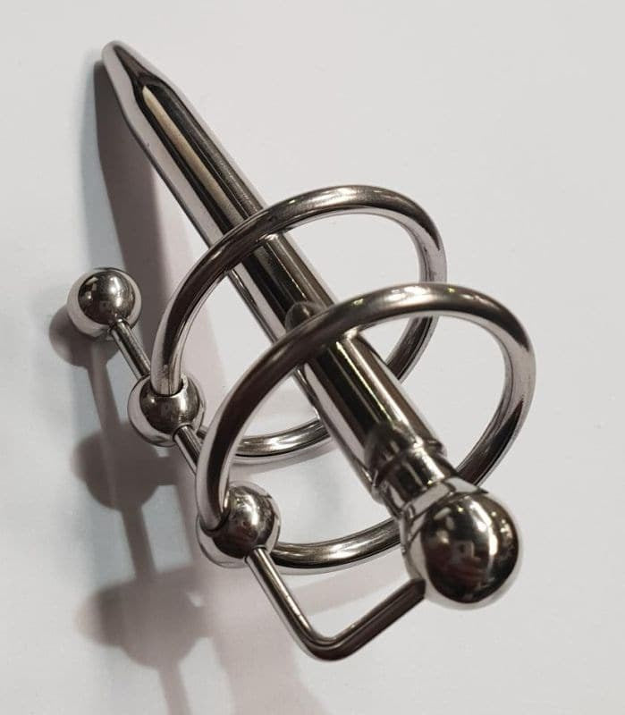 Dual-Ring Urethral Delight - Elevate Your Intimate Exploration Penis Plugs
