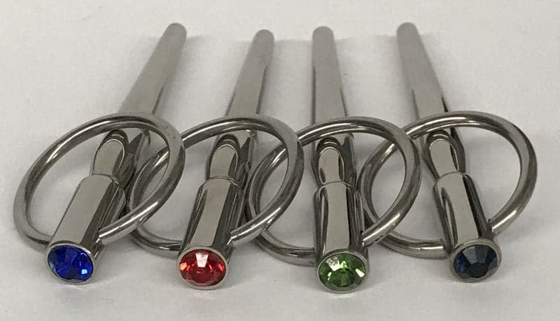 Bejeweled Delight - EmpFlix Princes Cock Plug for Steel Play Enthusiasts Penis Plugs