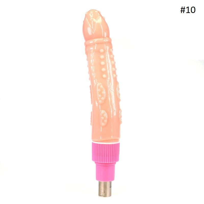 Sex Machine 3 Pin Non Realistic Attachments #10 Non-Realistic Dildos