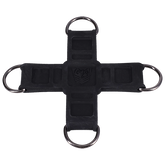 Doc Johnson Fort Troff Tactical BDSM Play Hogtie Black Cuffs And Restraints