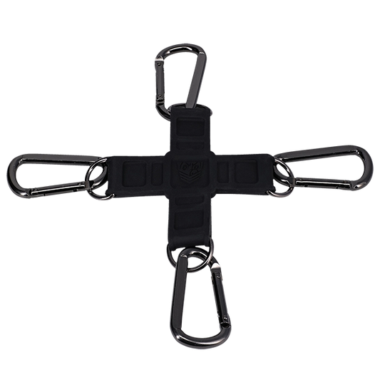 Doc Johnson Fort Troff Tactical BDSM Play Hogtie Black - Cuffs And Restraints