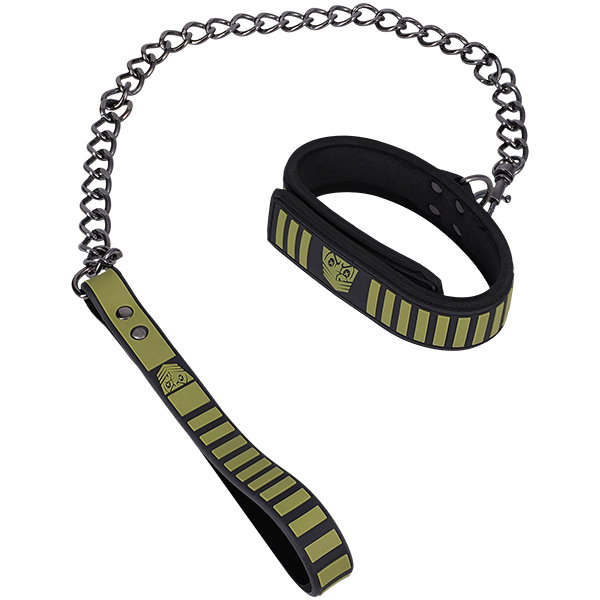 Doc Johnson Fort Troff Tactical Bondage Collar & Leash Collars and Leads