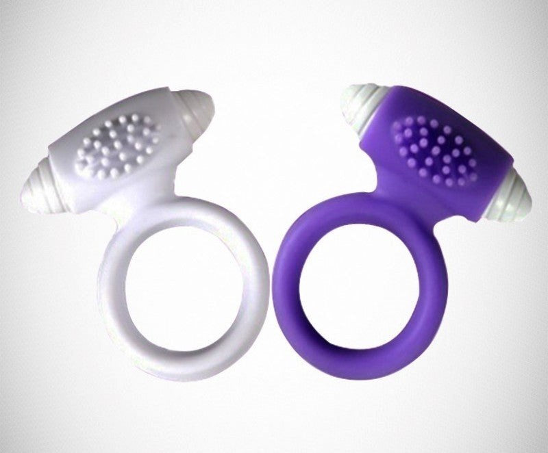 Mfones Silicone Vibrating Cock Ring - Intense Stimulation Ball and Cock Toys