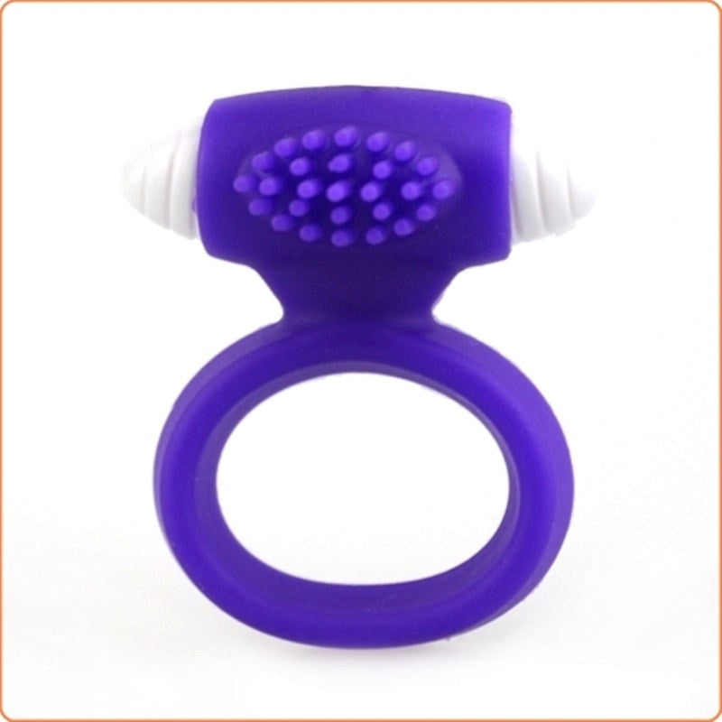 Mfones Silicone Vibrating Cock Ring - Intense Stimulation Ball and Cock Toys