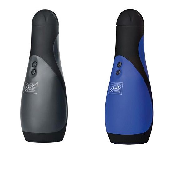 Apollo Power Vibrating Male Stroker Blue Masturbators and Strokers