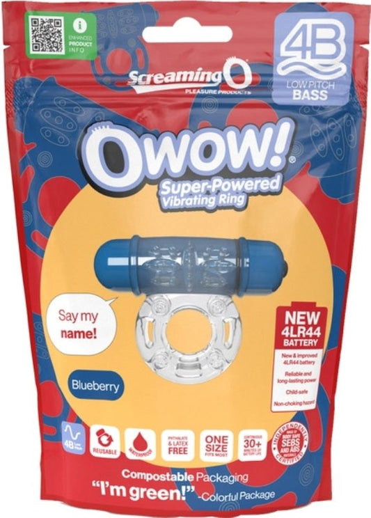 Owow 4B Low Pitch Bass Cock Ring - Ball and Cock Toys