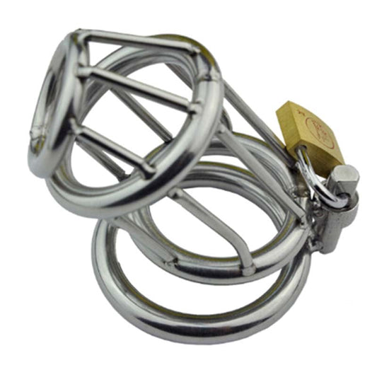 Penal Colony Locking Cock Cage - Male Chastity