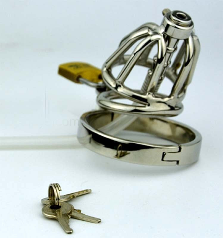 Pisser Steel Chastity Cage Male Chastity
