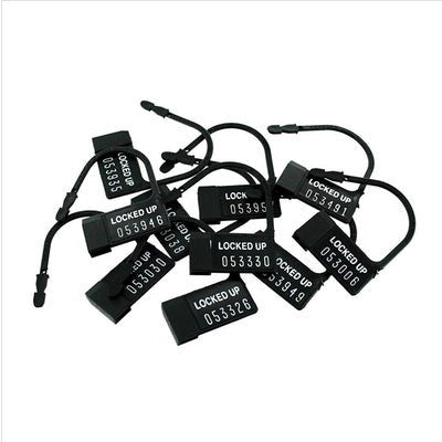 CB-X Plastic Lock Set - 10 Locks with Unique Serial Numbers Male Chastity