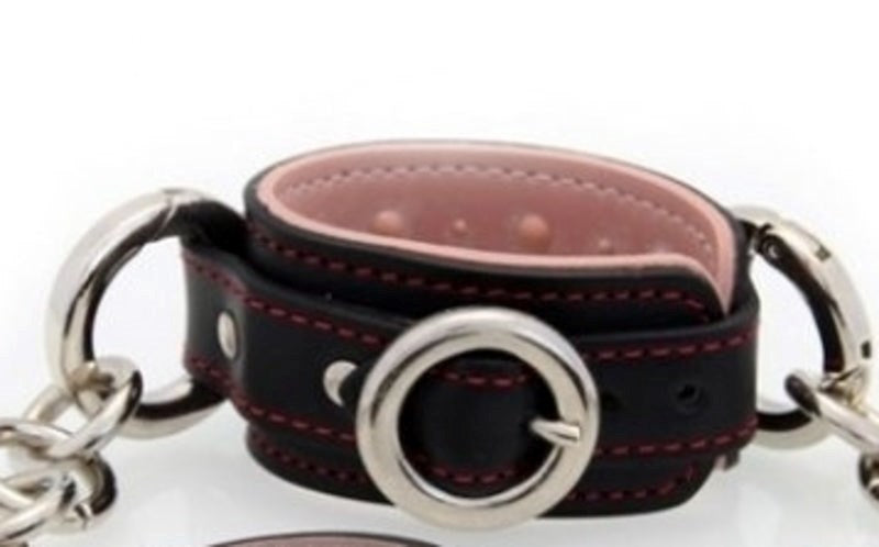 Sado Foot Job Cockring With Chains Cock Rings