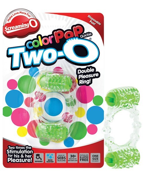 ScreamingO ColorPop Quickie Two-O Cock Rings