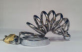 Seven Layers Asylum Cock Cage & Plug Male Chastity