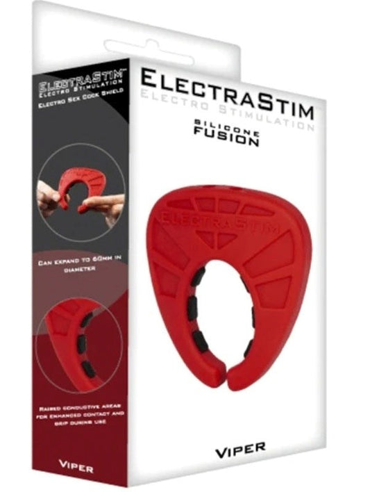 Electrastim Silicone Fusion Viper - Soft, Smooth Intimate Shield - Electro Sex