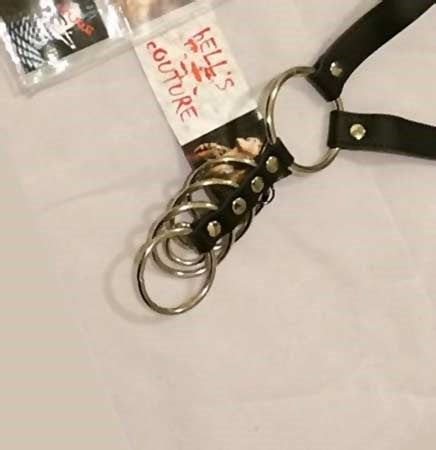 Sinvention Leather Harness With Gates of Hell Rings Male Chastity
