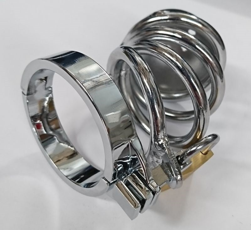 Soldier On Male Chastity Device Pee Thru Male Chastity