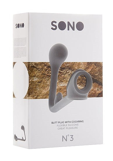 SONO No. 3 Butt Plug With Cock Ring Cock Rings