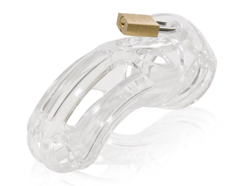 The Curve Clear - Customizable Male Chastity Device Male Chastity