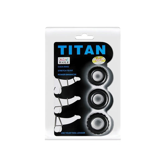 Baile Titan Cock Rings - Elevate Your Intimate Experience Stretchy Cock Rings