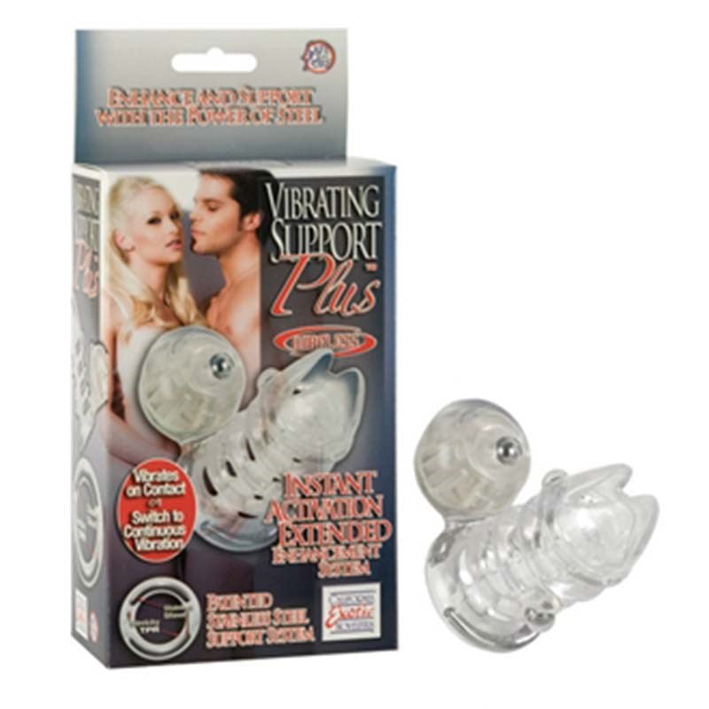 CalExotics Vibrating Instant Activation EX Enhancer System Cock Rings