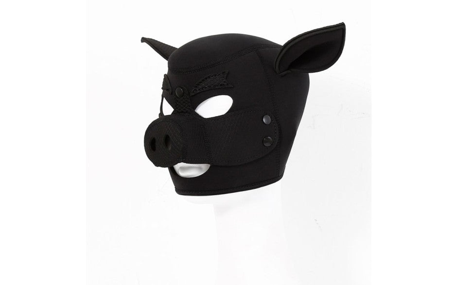 Daytona BDSM Play Neoprene Pig Mask Bondage Hoods