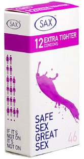 12 Extra Tighter Fit Condoms Condoms