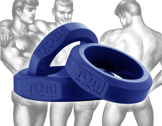 3 Piece Silicone Cock Ring Set - Cock Ring Sets